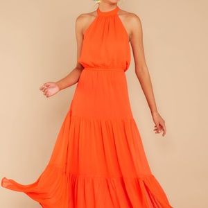 Orange Maxi Dress